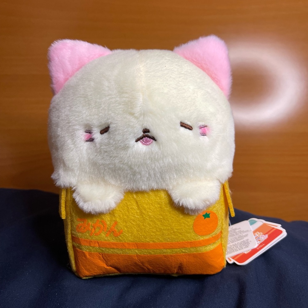 Yell Juice Box Cat Plush